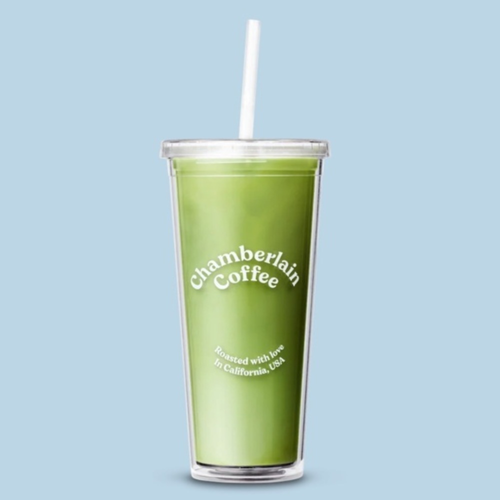 Chamberlain Coffee Clear Tumbler Cup